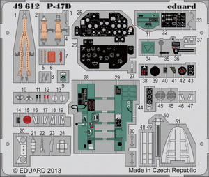 Eduard 49612 P-47D SA 1/48 HOBBY BOSS