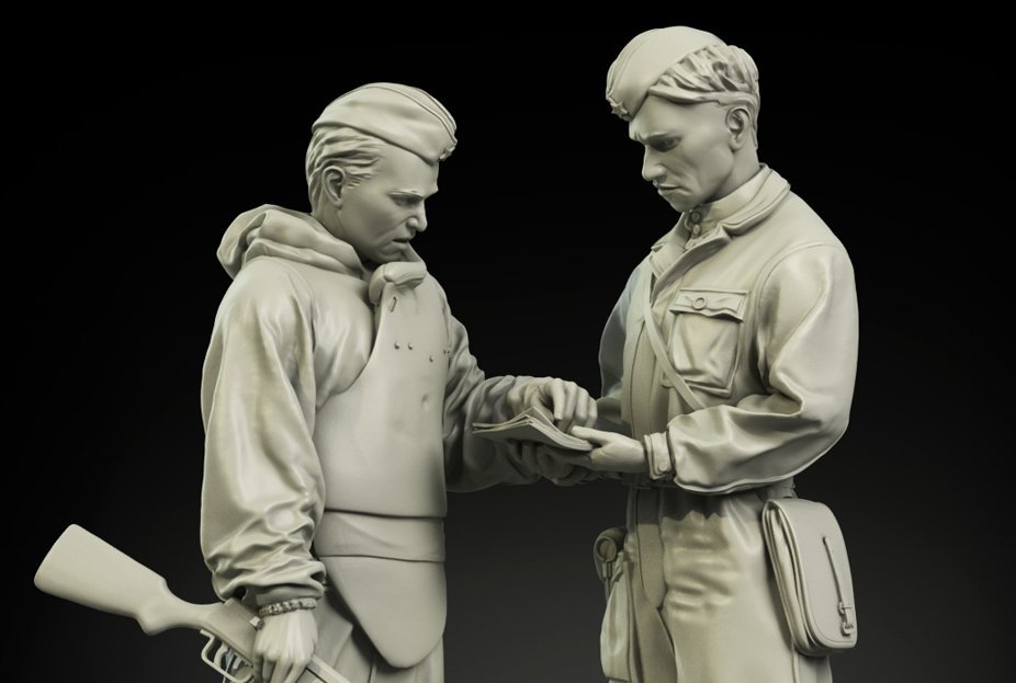Panzer Art FI35-038 Soviet officers briefing set 1/35 – image 2