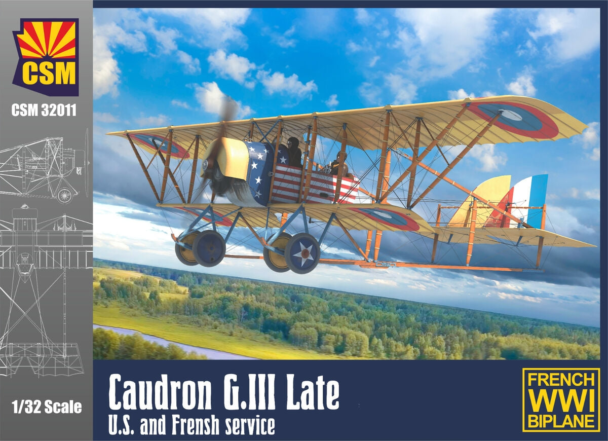 Cooper State Models 32011 Caudron G.III late US and French service 1/32