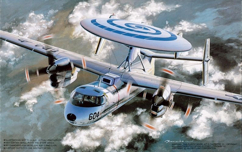 Fujimi 72069 Grumman E-2C Hawkeye Screw Top 1/72