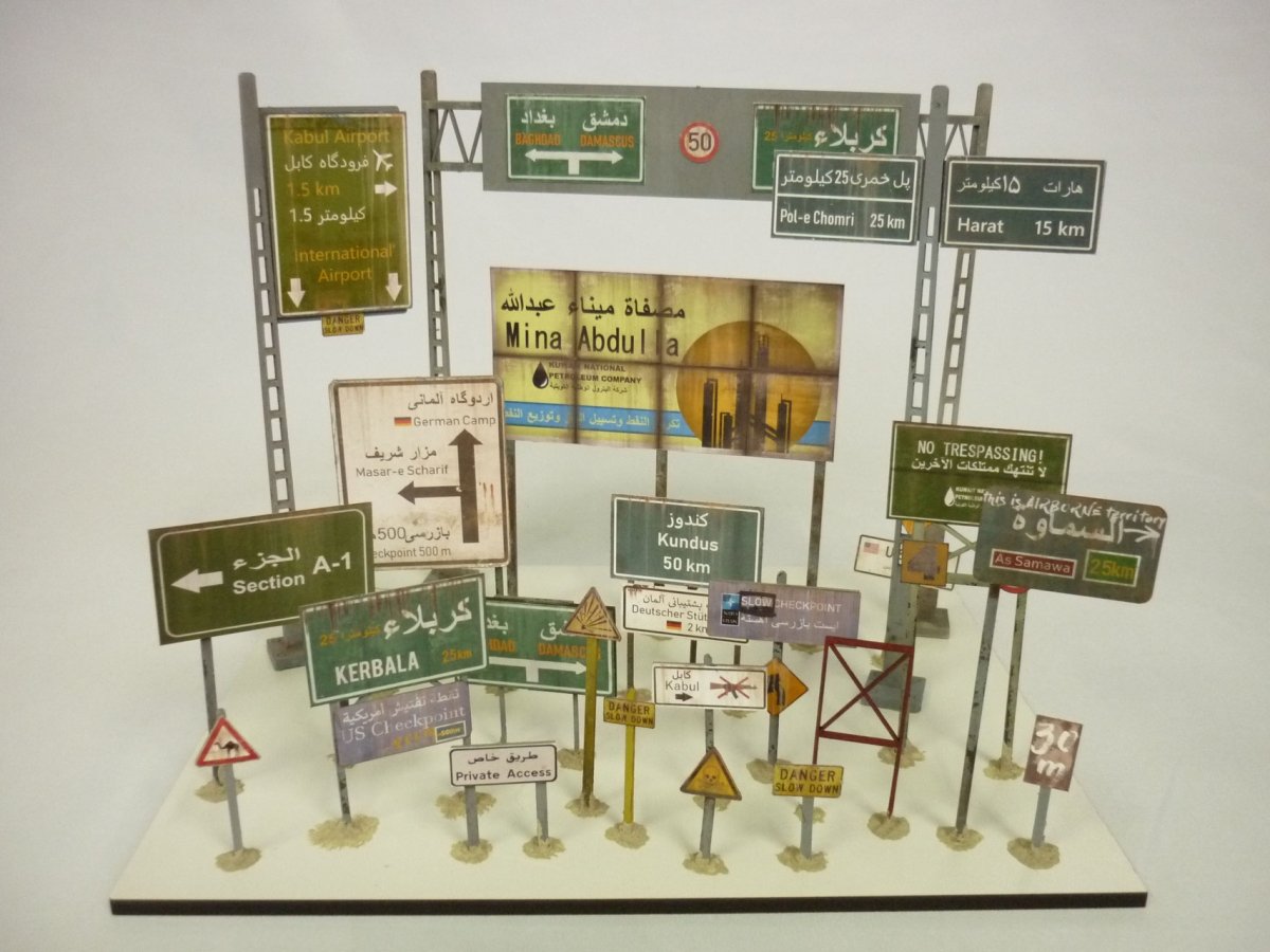 RT-Diorama 35582 Traffic sign holder No.1 1/35 – Bild 3