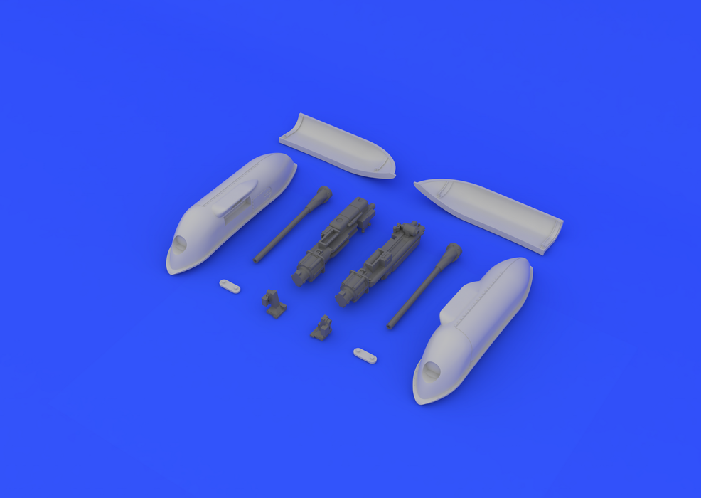 Eduard 632035 Bf 109G cannon pods 1/32 (Revell) – Bild 5