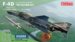 Fine Molds FP47S US AIR FORCE F-4D Jet Fighter The First MiG Ace 1/72