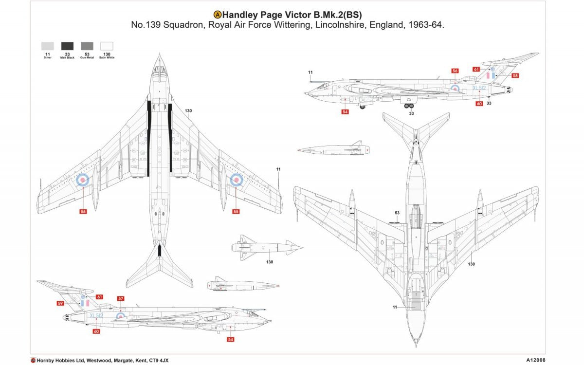 Airfix 12008 Handley Page Victor B.2 1/72 – image 12