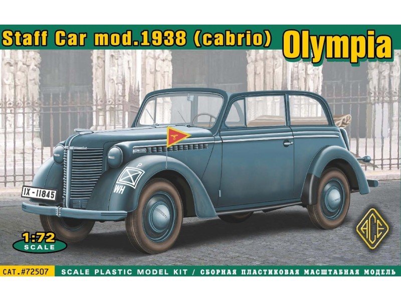 Ace 72507 Olympia Stabswagen 1938 Cabriolet