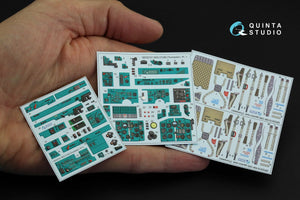 Quinta Studio QD32121 MiG-21UM 3D-Printed &amp;amp; colored Interior on decal paper (Trumpeter) 1/32 – image 12