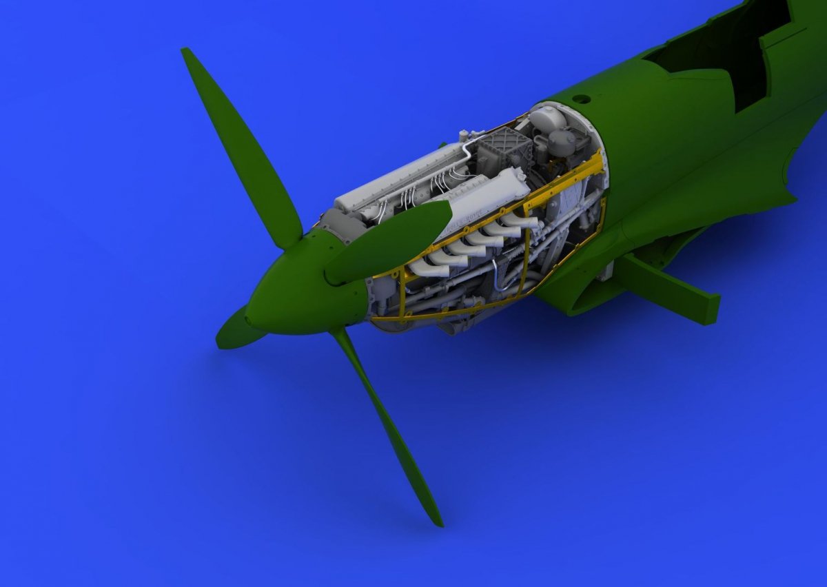 Eduard 648200 Spitfire Mk. VIII engine 1/48 (EDUARD) – immagine 4