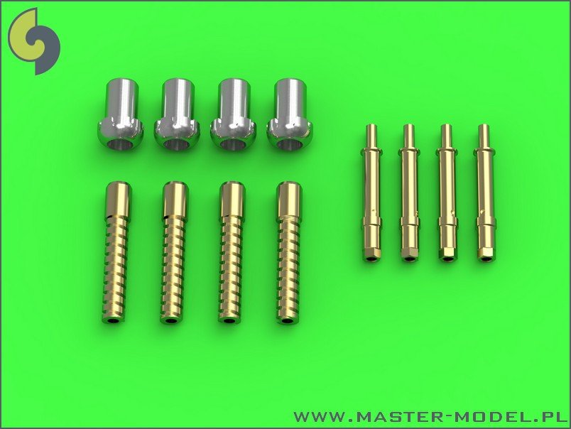 Master AM-24-009 Hawker Hurricane Mk IIC - Canons Hispano Mk I 20 mm (avec ressorts de recul plats) (1/24)