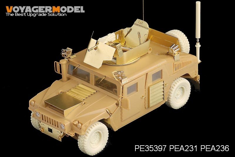 Voyager Model PE35397 Modern USMC HUMVEE M1114 w/CIP/smoke discharge for Bronco 35080 1/35 – imagen 11