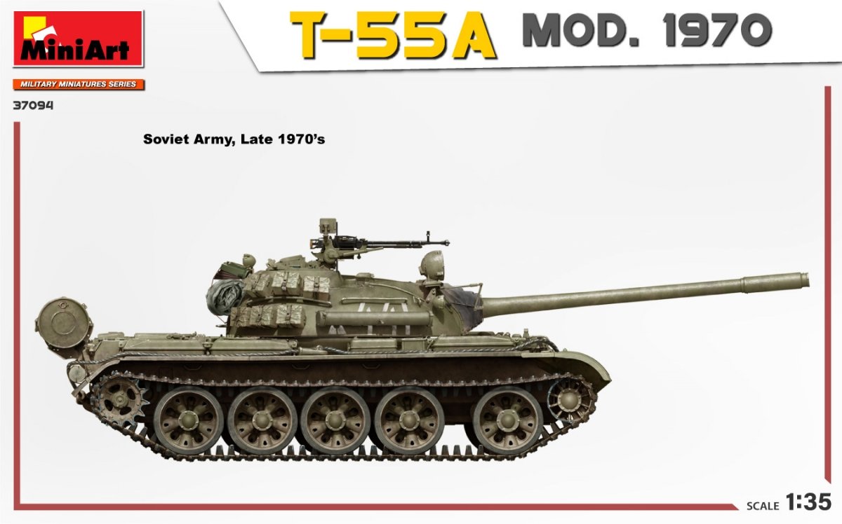 MiniArt 37094 T-55A MOD. 1970 INTERIOR KIT 1/35 – image 2