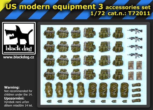 Black Dog T72011 US modern equipment 3 1/72 – Bild 2