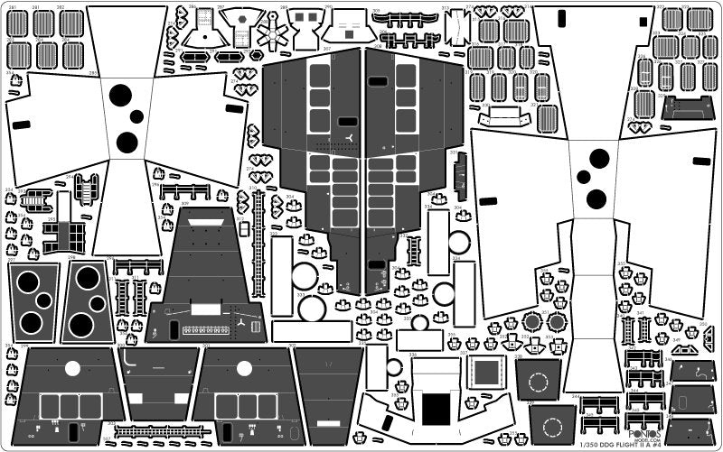 Pontos 35028F1 USS DDG-92 Momsen Flight IIa Detail Up Set 1/350 – obrázek 22