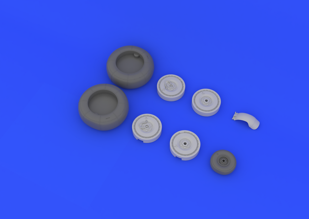 Eduard 648134 Ju 88 wheels late 1/48 (Dragon) – zdjęcie 5