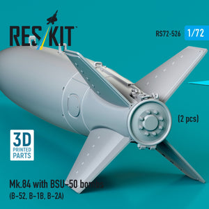 RESKIT RS72-0526 Mk.84 with BSU-50 bombs (2 pcs) (3D Printed) 1/72 – image 3