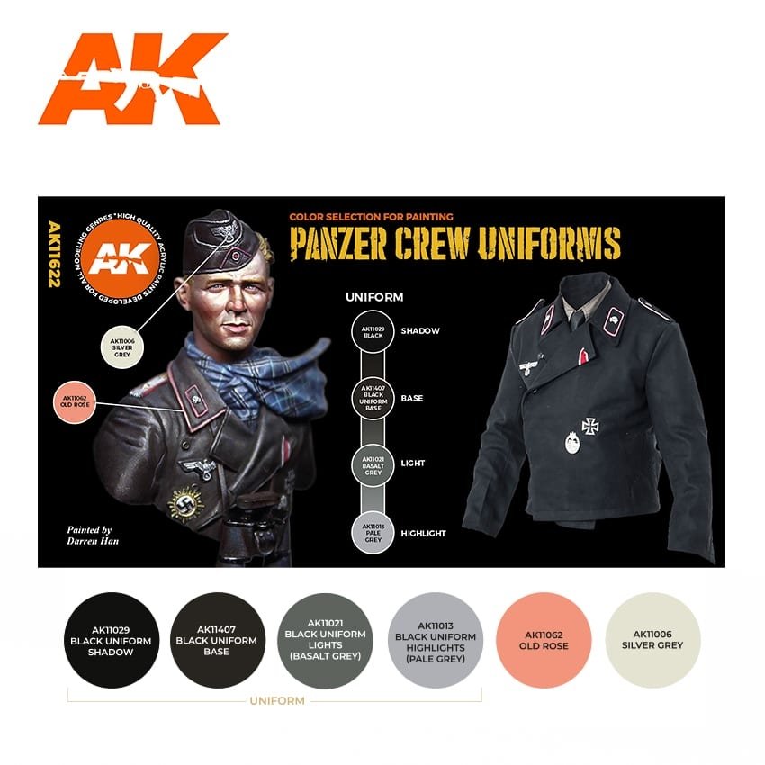 AK Interactive AK11622 PANZER CREW UNIFORMS – zdjęcie 2