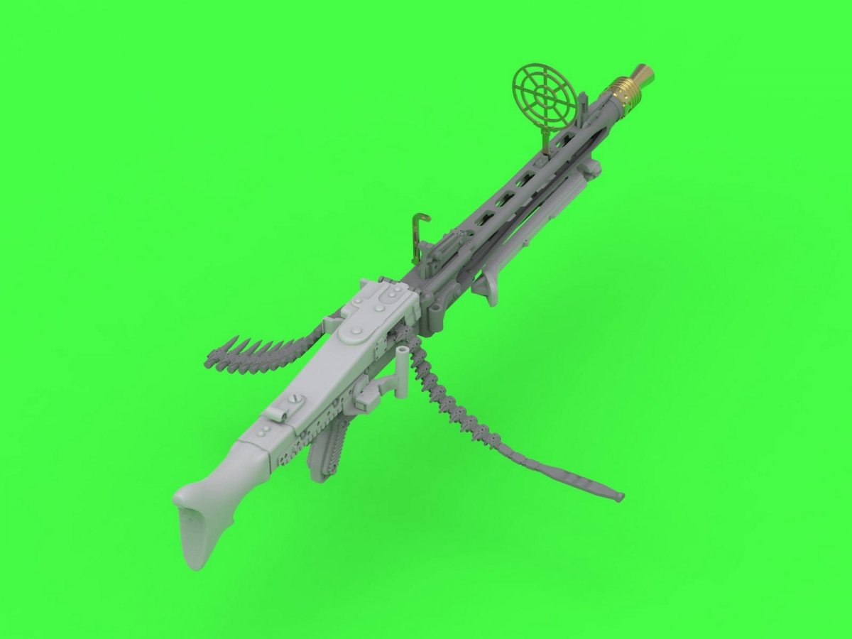 Master GM-35-024 MG-42 - German machine gun (7.92mm) - complete rifle - includes turned, resin, photo-etched parts (1 pc.) 1/35 – image 3