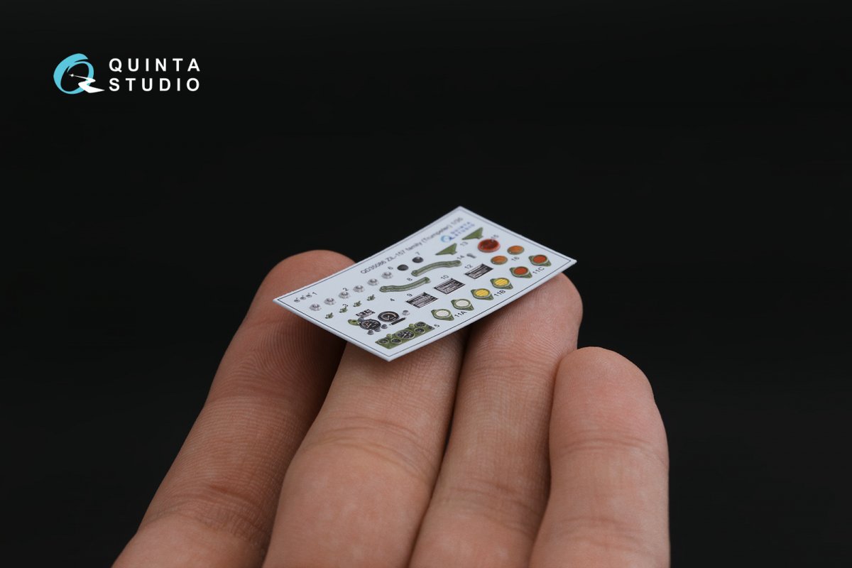 Quinta Studio QD35086 ZiL-157 family 3D-Printed &amp;amp; colored Interior on decal paper (Trumpeter) 1/35 – obrázek 11