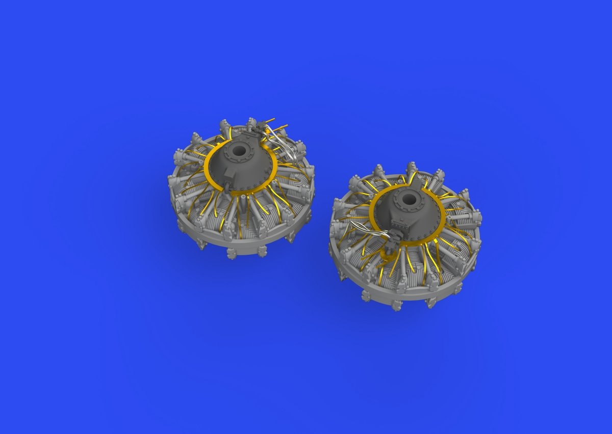 Eduard 672275 B-25J engines EDUARD/HASEGAWA 1/72 – image 5