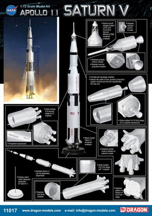 Dragon 11017 Apollo 11 Saturn V 1/72 – image 2