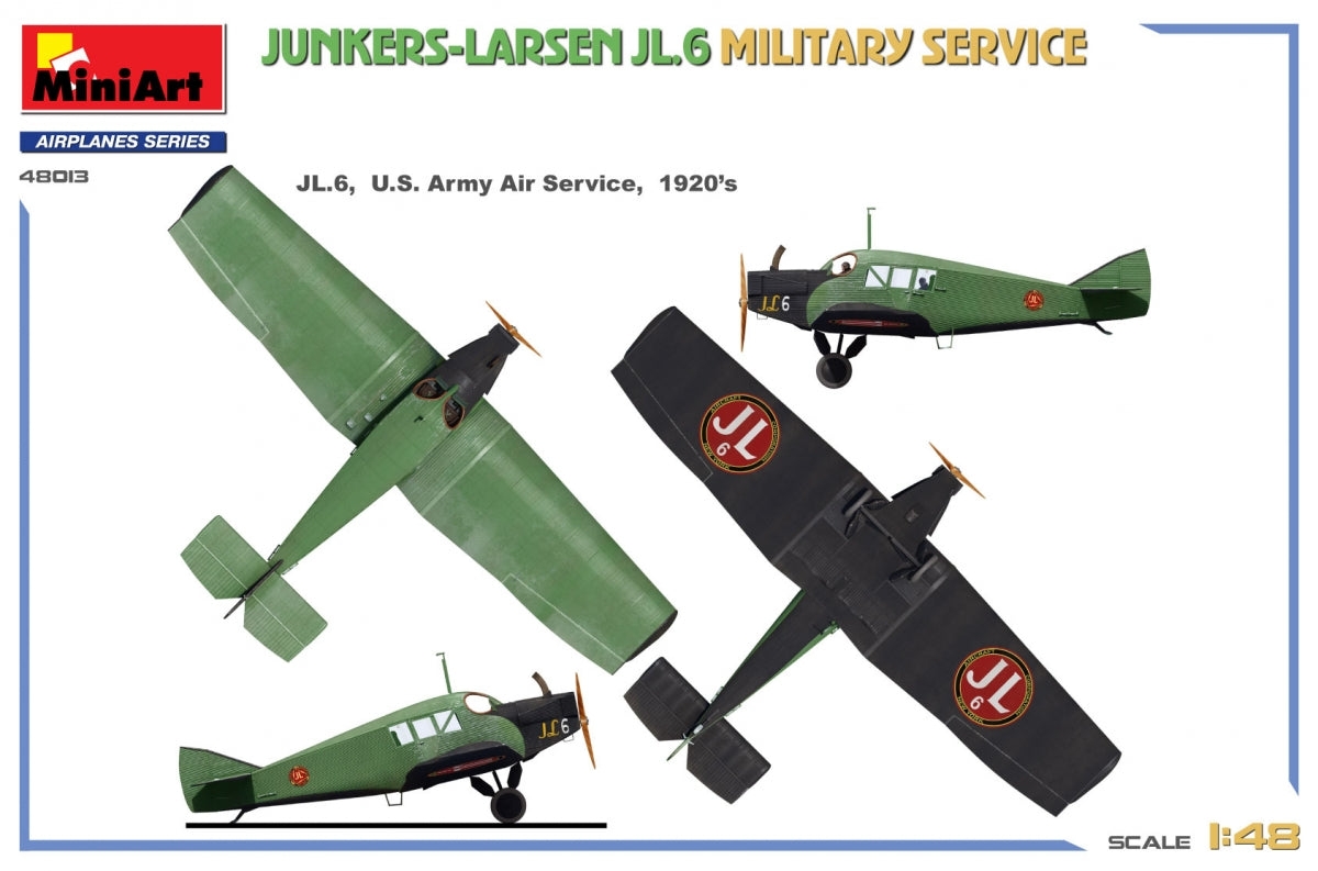 MiniArt 48013 Junkers-Larsen JL.6 1/48 – image 3