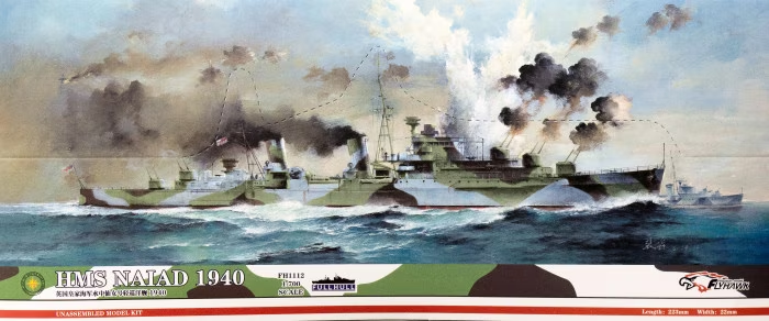 Maquette FlyHawk FH1112 HMS Naiad 1940 1/700