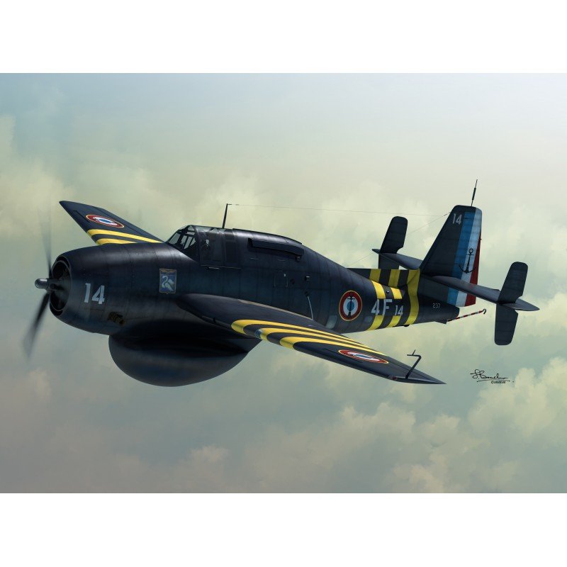 Sword 72115 TBM-3W "Guppy" l´Aeronavale Kon Marine 1/72