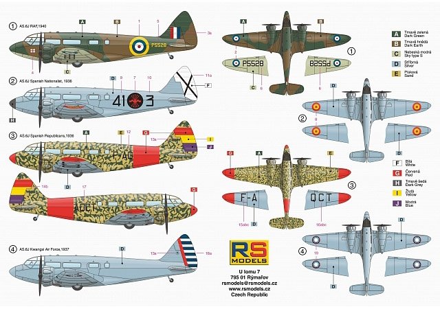 RS Models 92250 Airspeed Envoy 1/72 – image 2