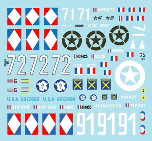 Star Decals 35-C1204 French M3A1 White Scout Car 1/35 – obrázek 2