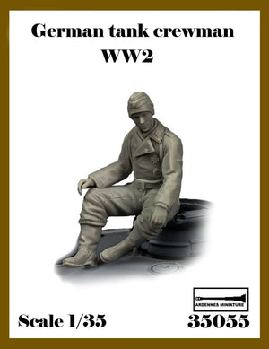 Ardennes Miniature 35055 Membre d&amp;#39;équipage de char allemand Seconde Guerre mondiale - Version 2 1/35