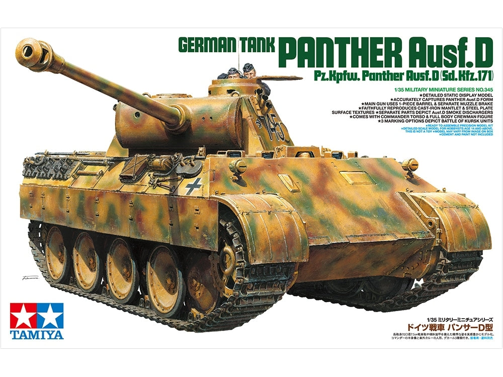 Tamiya 35345 German Tank Panther Ausf.D – zdjęcie 2