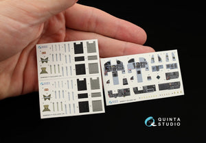 Quinta Studio QD48041 F-15D 3D-Printed &amp;amp; colored Interior on decal paper (for GWH kit) 1/48 – image 8