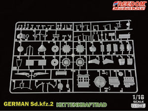 Freedom 16001 Sd.Kfz. 2 Kettenkraftrad Type HK 101 1/16 – immagine 6