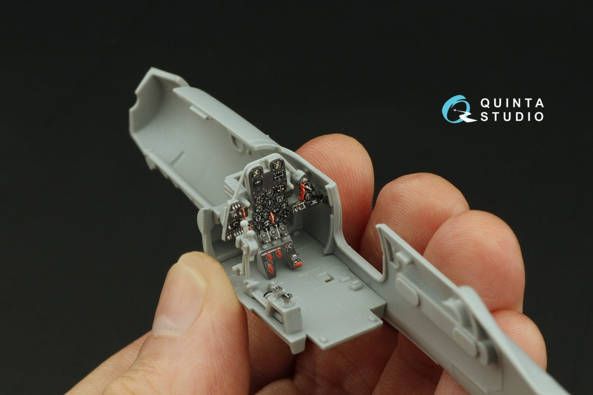 Quinta Studio QD48514 P-39Q/N Airacobra 3D-Printed colored Interior on decal paper (Arma Hobby) 1/48 – Bild 10