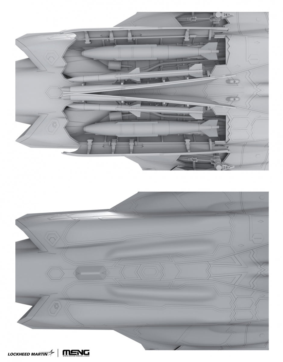 Meng LS-018 Lockheed Martin F-35I Adir (Israeli Airforce) 1/48 – Bild 11