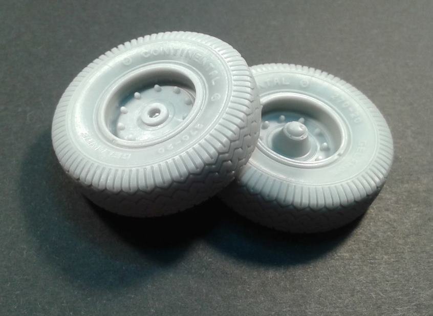 Panzer Art RE35-504 Sd.Kfz 9 front road wheels (Continental No 1) 1/35 – Bild 3