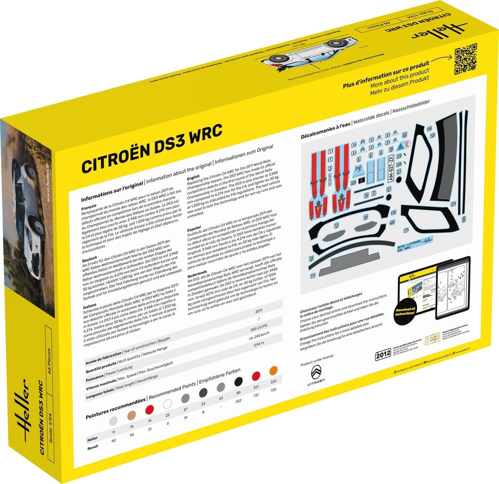 Heller 56758 Citroen DS3 WRC - Starter Kit 1/24 – Bild 3