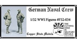 Copper State Models F32-034 Équipage de la marine allemande 1/32