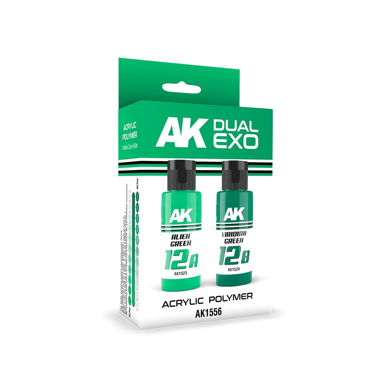 AK Interactive AK1556 DUAL EXO SET 12 – 12A VERT ALIEN &amp; 12B VERT VIRIDIEN