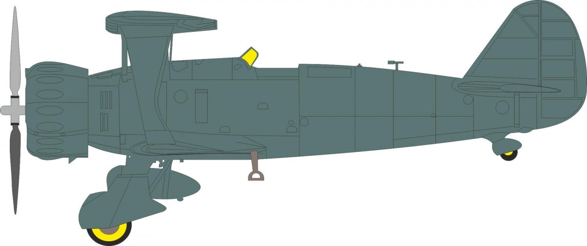Eduard JX338 A6M5 Hs 123A ICM 1/32