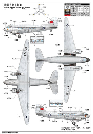 Trumpeter 05813 DC-3 CNAC 1/48 – zdjęcie 2