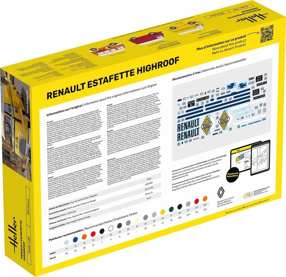 Heller 56740 Renault Estafette Highroof - Kit de démarrage 1/24 – image 4