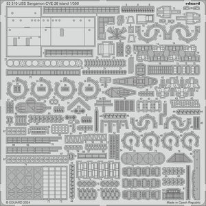 Eduard BIG5373 USS Sangamon CVE-26 TRUMPETER 1/350 – obrázek 4