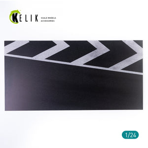KELIK KS24001 ASPHALT ROAD RACE TRACK BASE - ACRYLIC 3 MM (180 X 357 MM) 1/24 – image 2