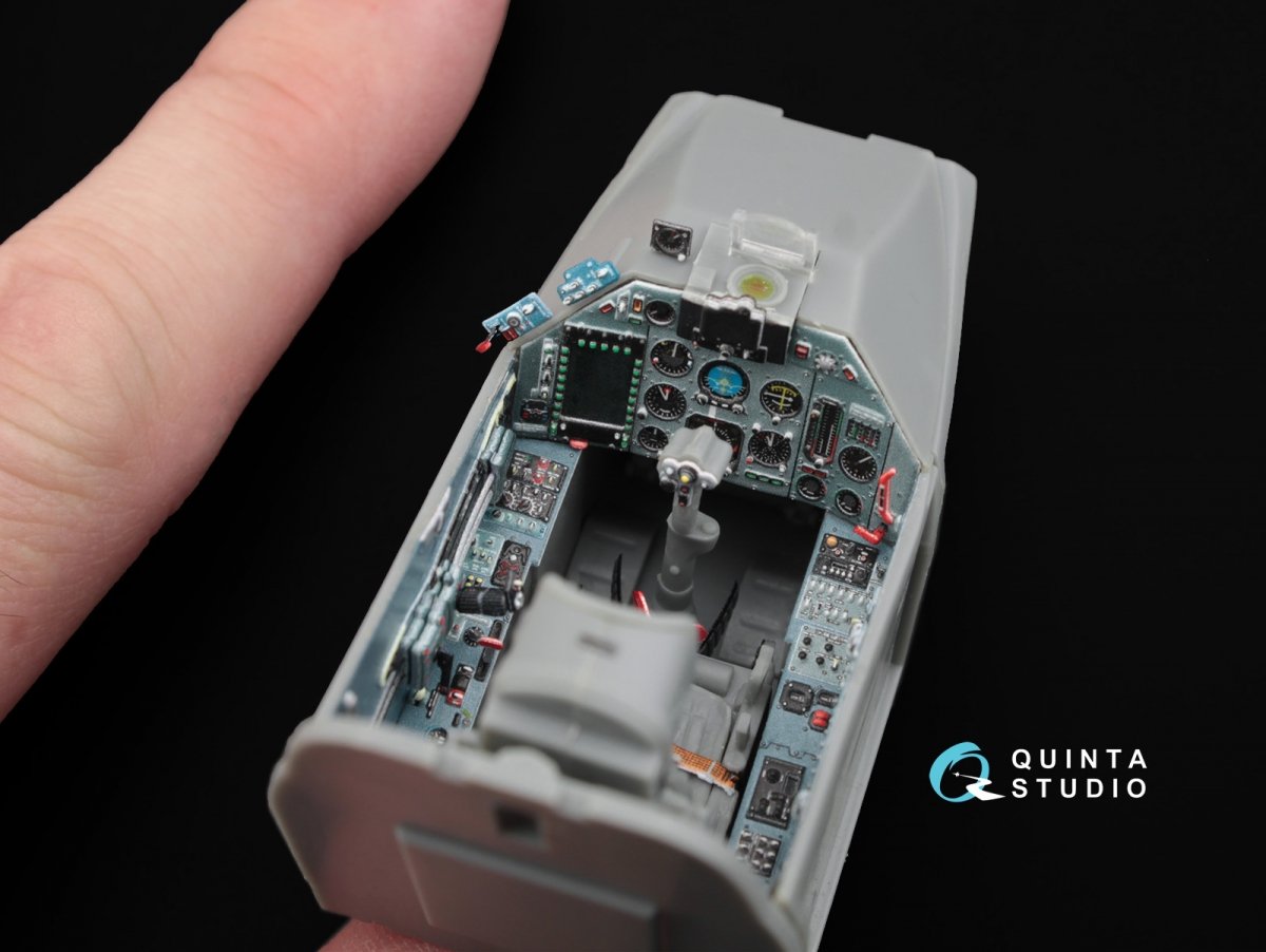 Quinta Studio QD32002 Su-25SM 3D-Printed &amp;amp; colored Interior on decal paper (for Trumpeter kit) 1/32 – immagine 9