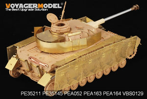 Voyager Model PEA164 WWII German Panzer.IV Ausf.J &amp;quot;Thoma shields&amp;quot; wire mesh schürzen (For All) 1/35 – immagine 5