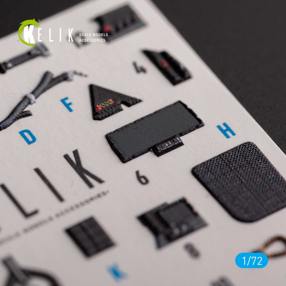 KELIK K72141 F-35B - interior 3D decals for Tamiya kit 1/72 – image 2