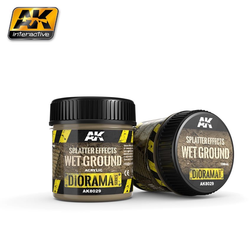 AK Interactive AK8029 Splatter Effects Wet Ground 100ML