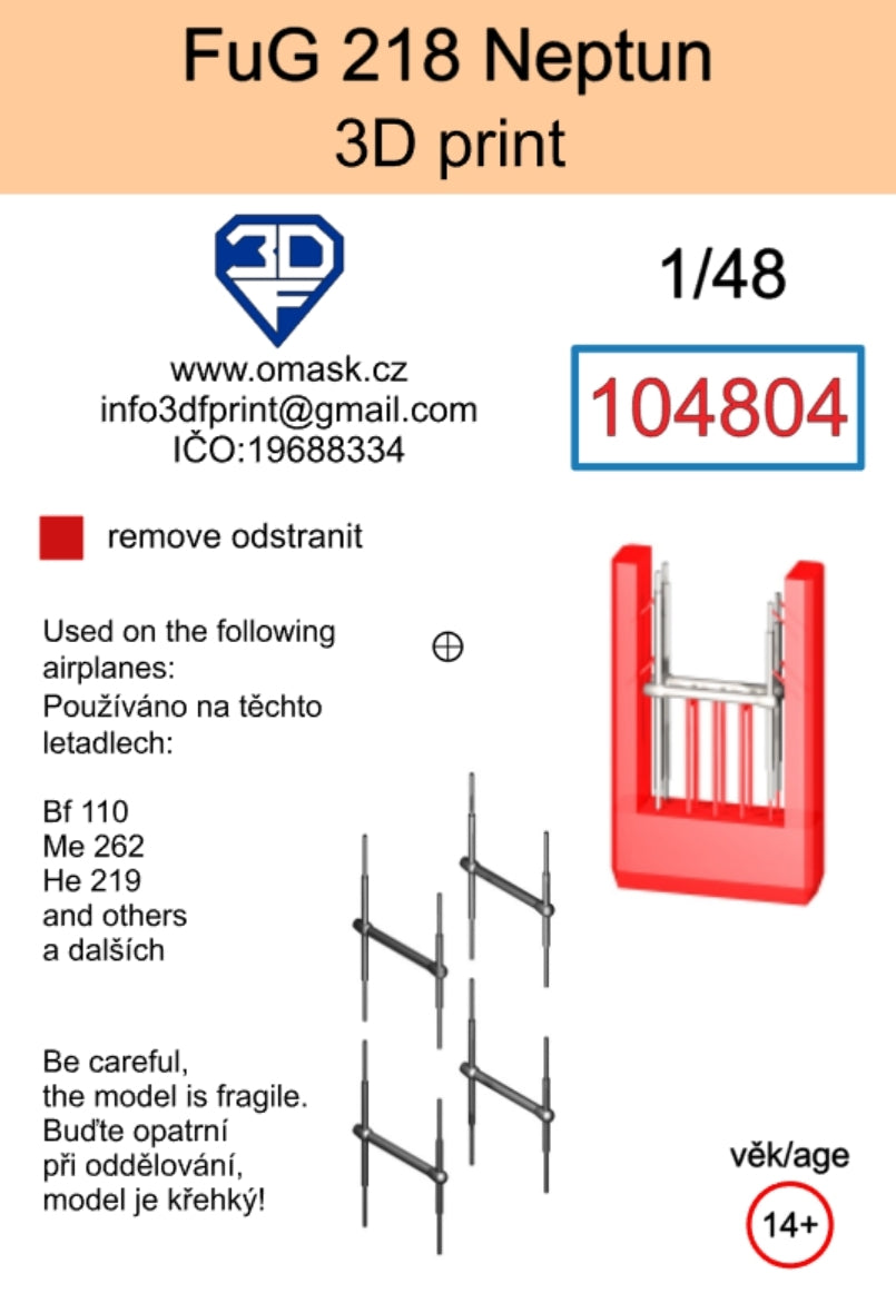 Omask 104804 FuG 218 Neptun (3D print) 1/48 – image 2