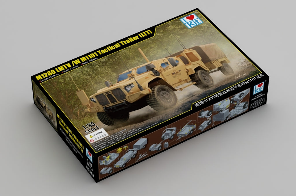 I Love Kit 63568 M1280 LMTV /W M1101 Tactical Trailer (LTT) 1/35 – image 2