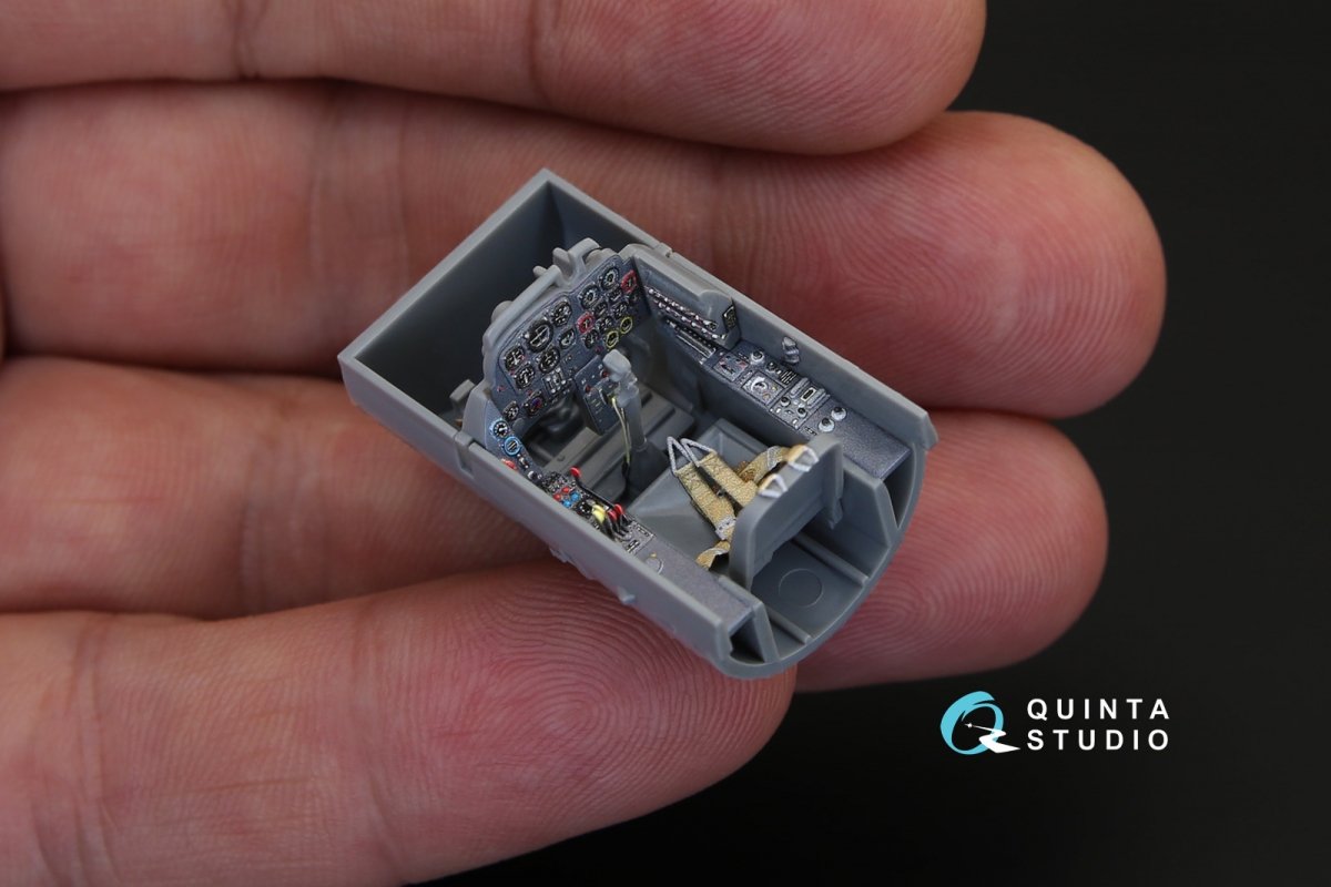 Quinta Studio QD48088 Me-262A 3D-Printed &amp;amp; colored Interior on decal paper (for Tamiya kit) 1/48 – Bild 7